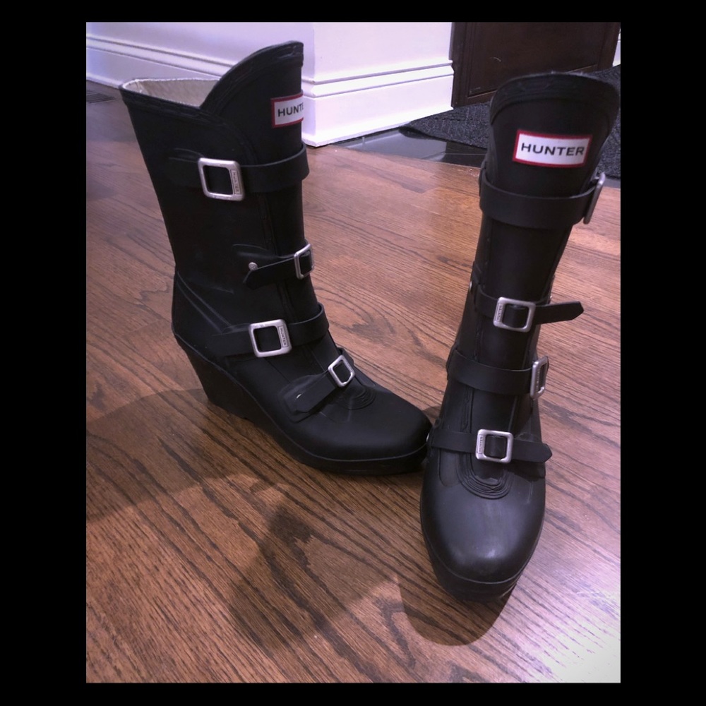 Hunter Wedge Rain Boots